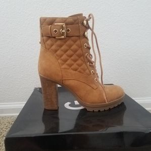 G By GUESS combat heel boot